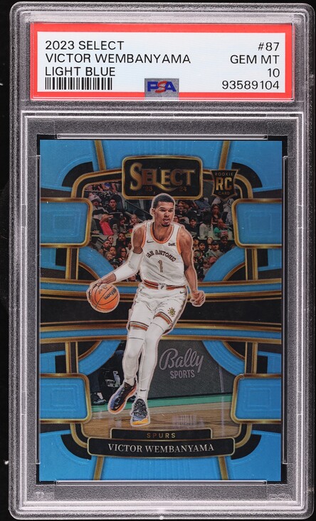 2023 Select Concourse Light Blue Prizm Victor Wembanyama ROOKIE