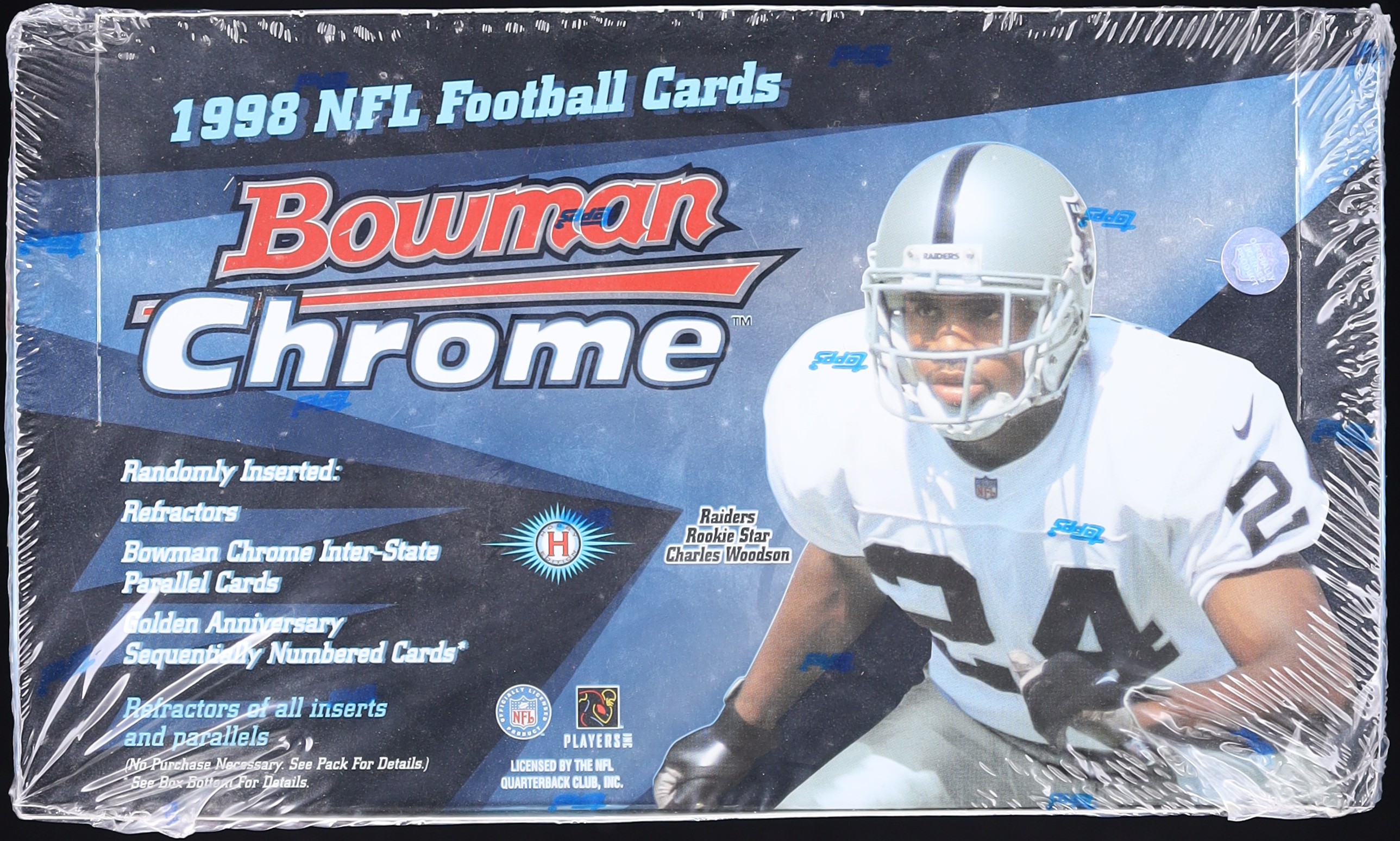 1998 Bowman Chrome Football Hobby Box, 24ct Packs on Fanatics Collect