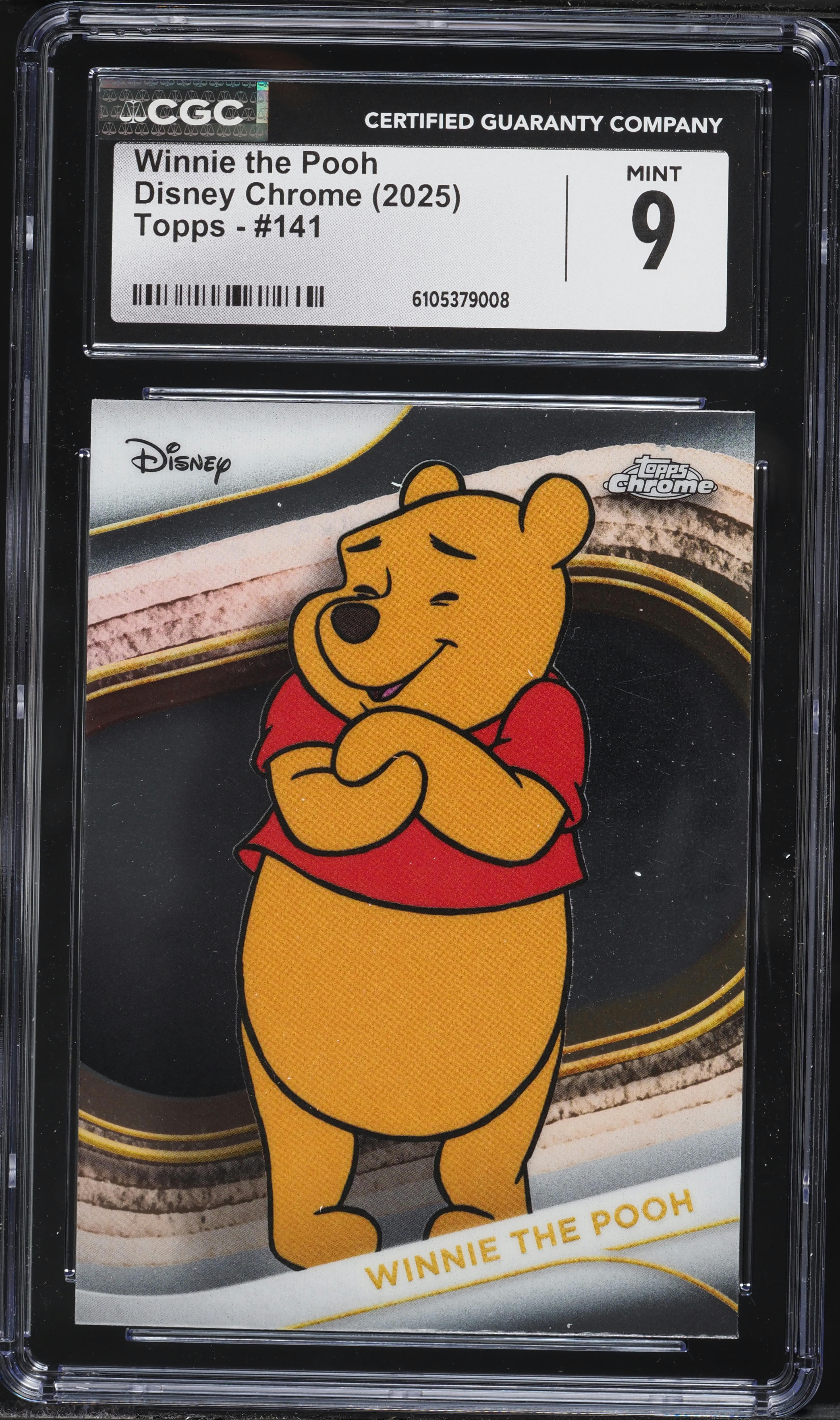 その他 topps chrome disney100 2023 POOH PSA9 Winnie The Pooh will