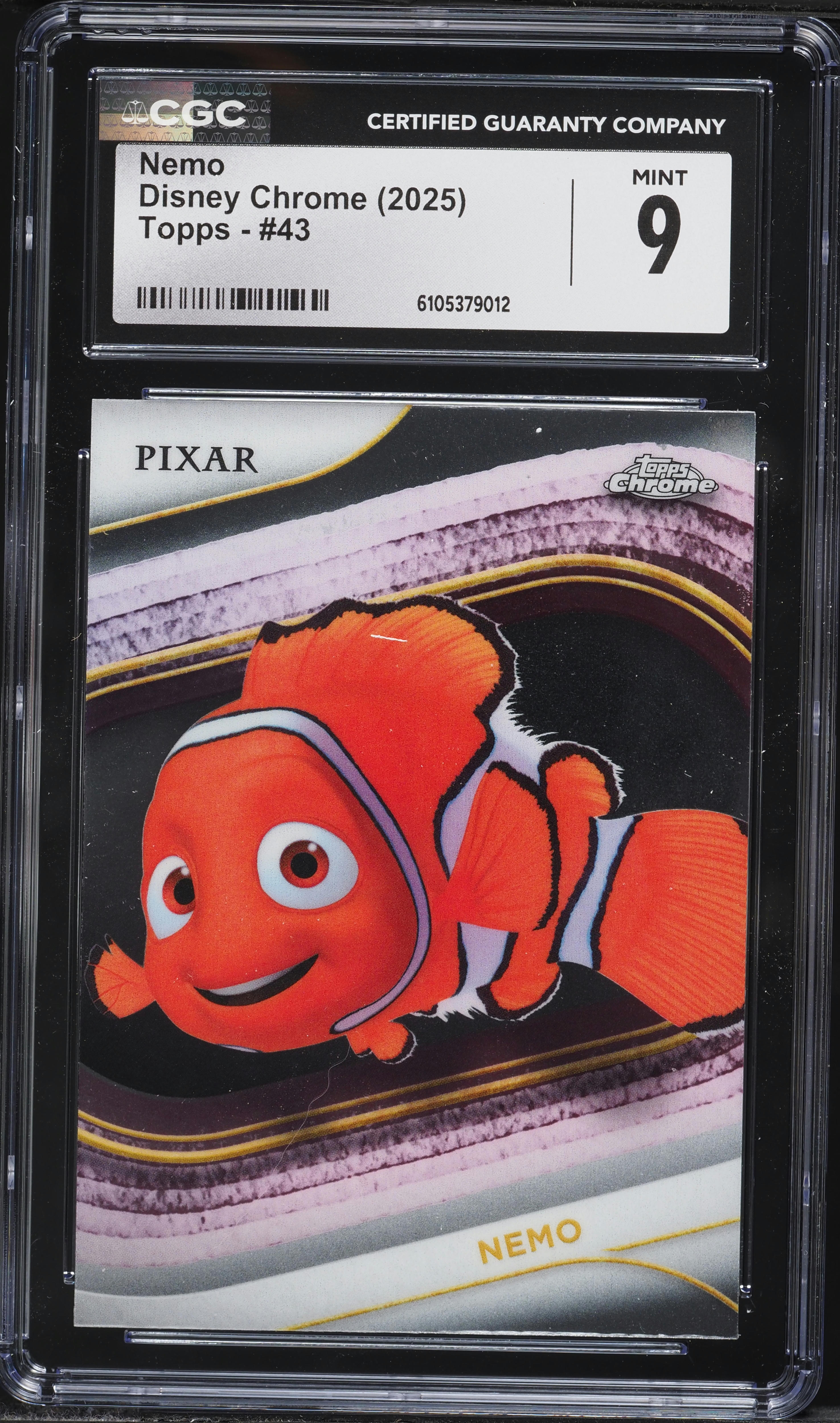 2025 Topps Chrome Disney Nemo #43 CGC 9 MINT on Fanatics Collect