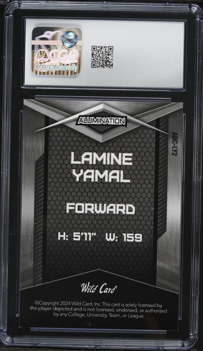 2025 Wild Card Alumination National Orange Crystal Lamine Yamal