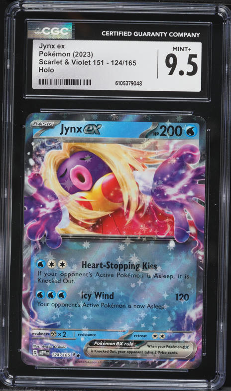 2023 Pokemon Scarlet & Violet 151 Holo Jynx EX #124 CGC 9.5 MINT+