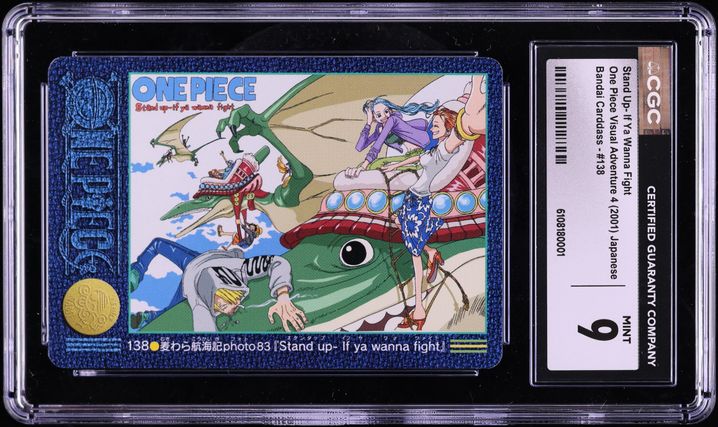 2001 One Piece Japanese Bandai Carddass Visual Adventure 4 Stand