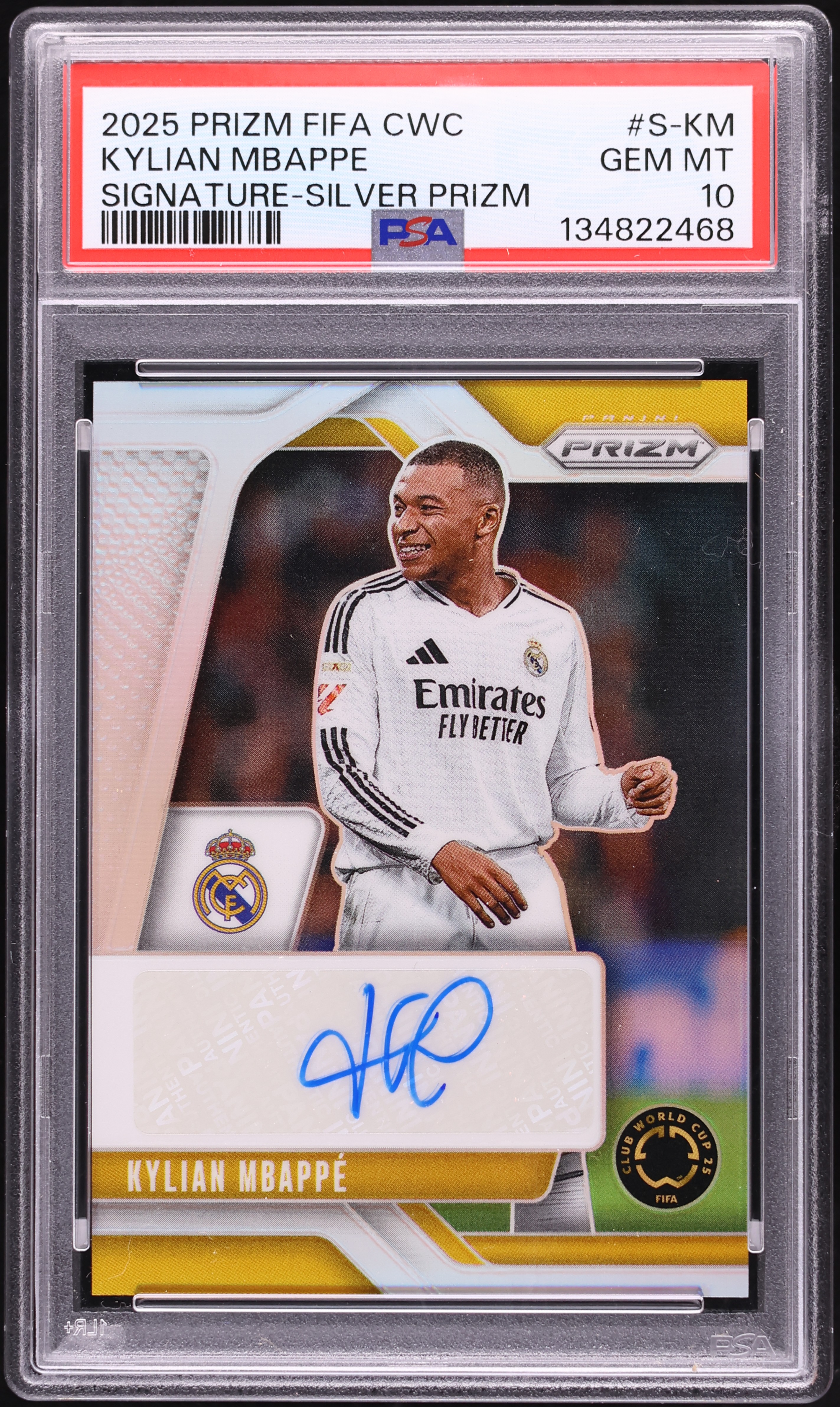 2025 Panini Prizm FIFA Club World Cup Silver Prizm Kylian Mbappe