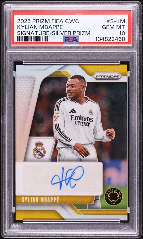 2025 Panini Prizm FIFA Club World Cup Silver Prizm Kylian Mbappe