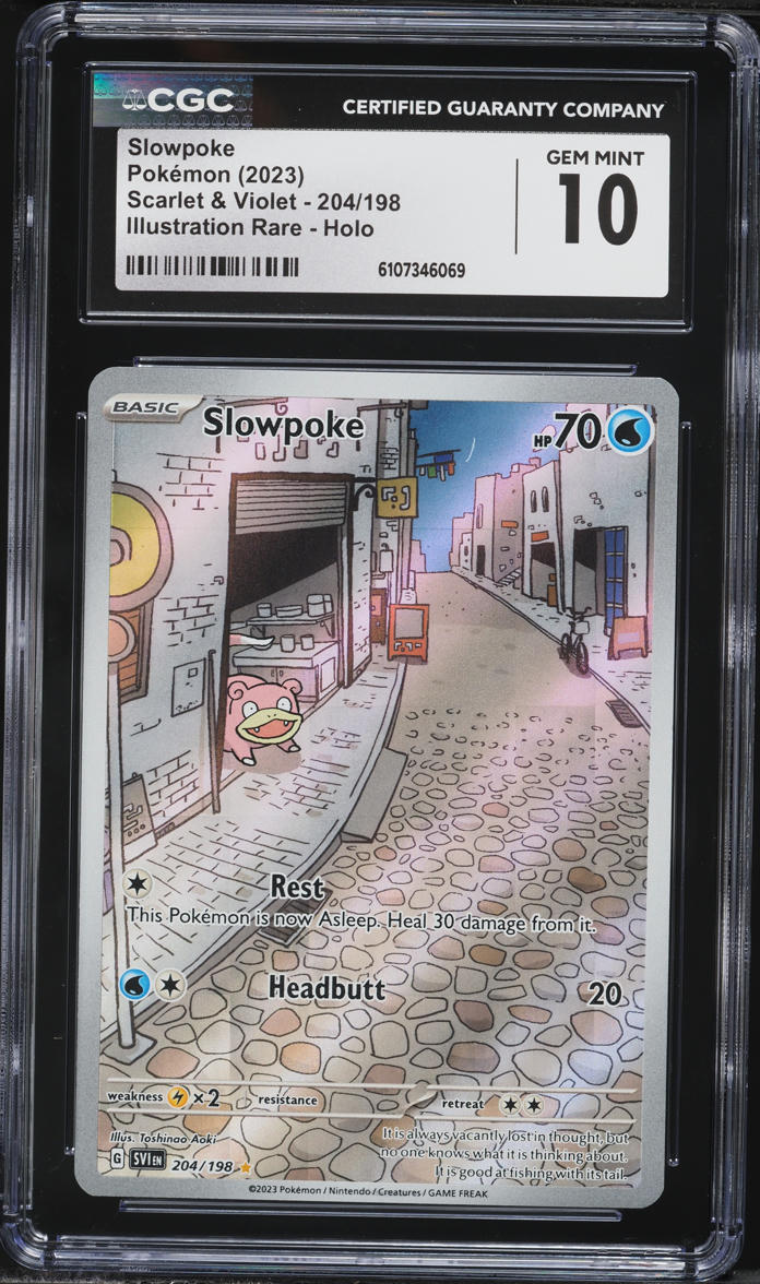 2023 Pokemon Scarlet & Violet IR Slowpoke #204 CGC 10 GEM MINT