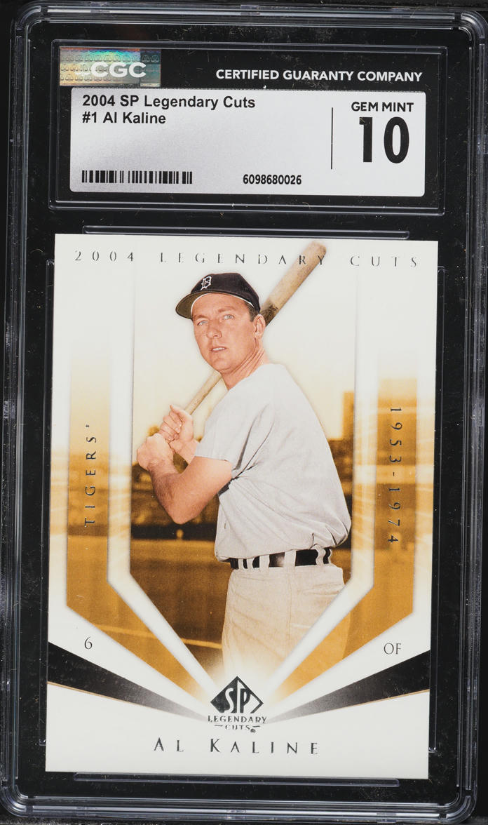 2004 SP Legendary Cuts Al Kaline #1 CGC 10 GEM MINT