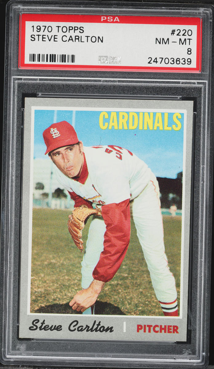 1970 Topps Steve Carlton #220 PSA 8 NM-MT