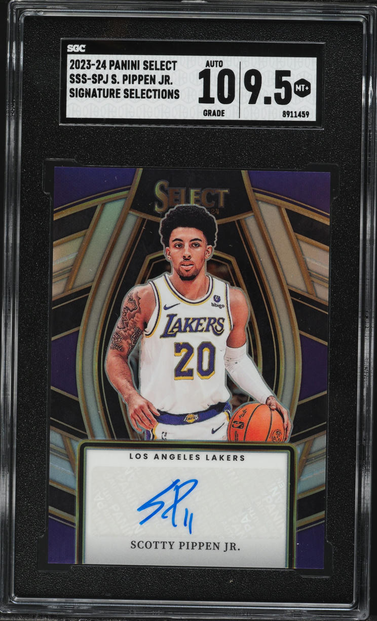 2023 Select Selections Scotty Pippen Jr. AUTO #SSS-SPJ SGC 9.5 MINT+