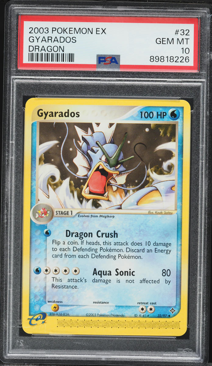 2003 Pokemon EX Dragon Gyarados #32 PSA 10 GEM MINT