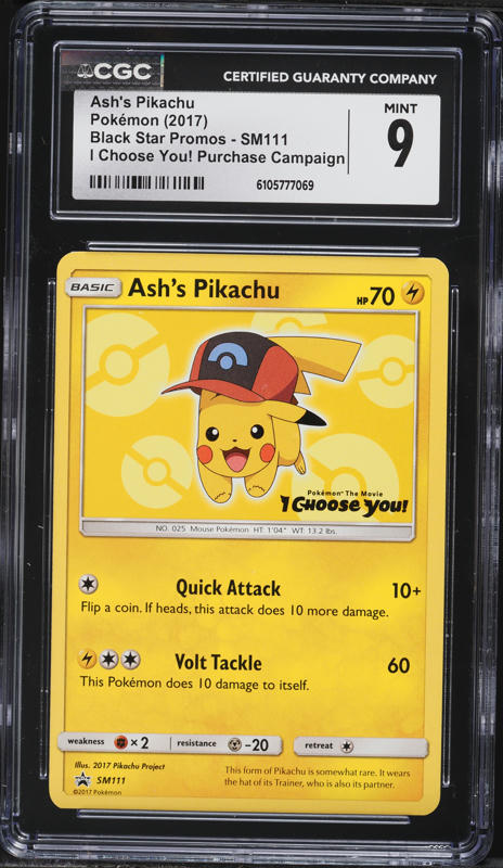 2017 Pokemon Japanese SM Promo Friendly Shop Holo Pikachu #179 PSA