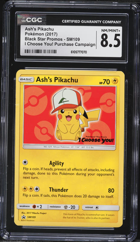 2017 Pokemon Japanese SM Promo Friendly Shop Holo Pikachu #179 PSA