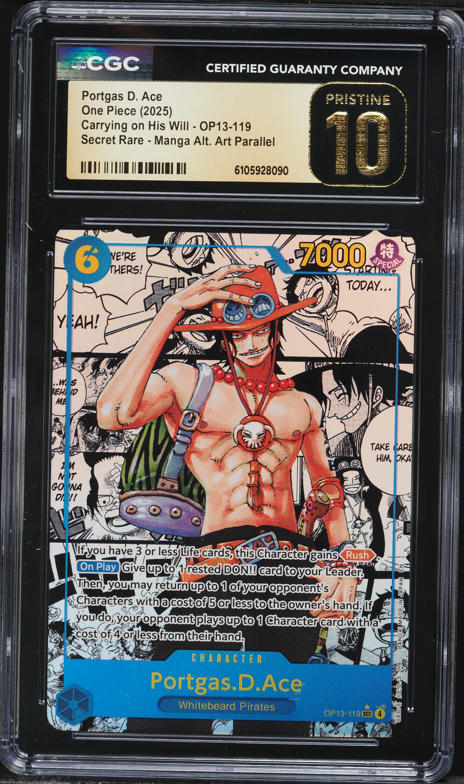 2025 One Piece 3rd Anniversary Treasure Portgas D. Ace #OP07-053