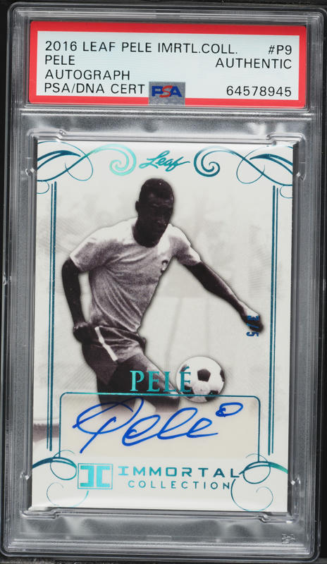 その他 PELE auto topps psa 9 2016 Leaf Immortal Collection Pele AUTO #P9 PSA AUTH on Fanatics