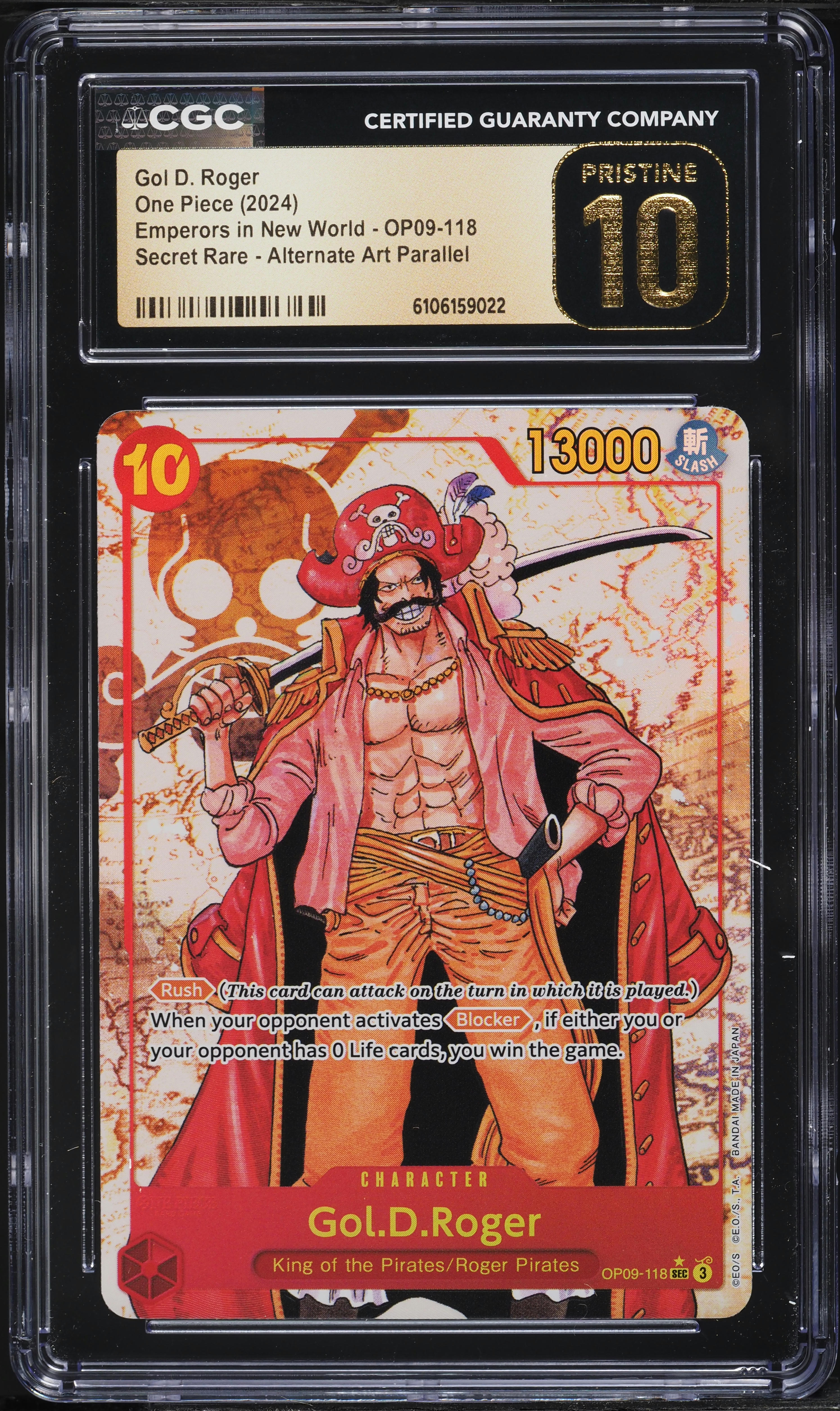 2024 One Piece Emperors In The New World Alt Art Gol D. Roger
