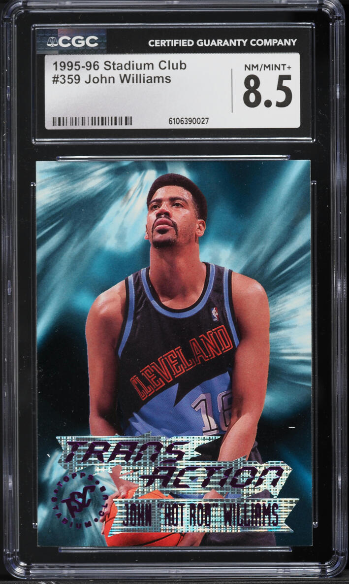 1995 Stadium Club Basketball John Williams #359 CGC 8.5 NM-MT+