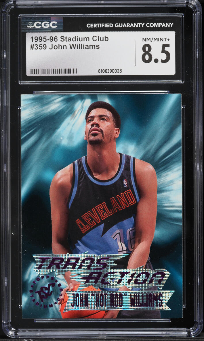 1995 Stadium Club Basketball John Williams #359 CGC 8.5 NM-MT+