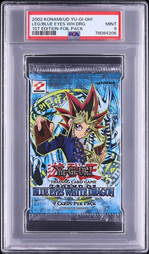 2002 Yu-Gi-Oh! Legend Of Blue-Eyes 1st Edition Foil Booster Pack