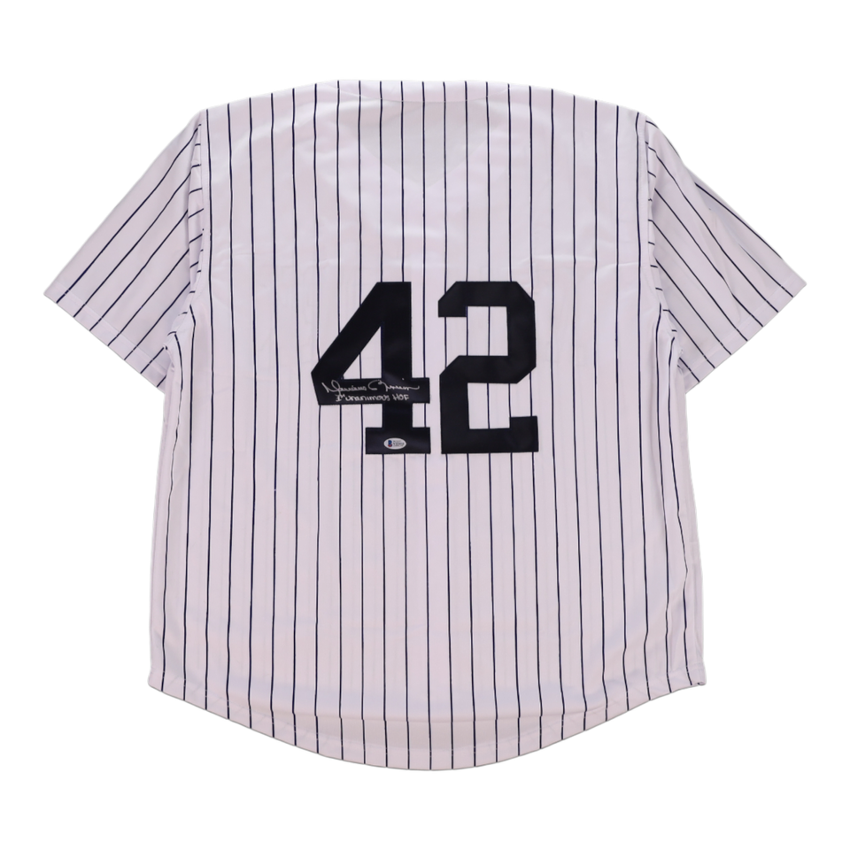 REGGIE JACKSON YANKEES SIGNED AUTOGRAPH A.L. BASEBALL BECKETT BAS COA BL98996