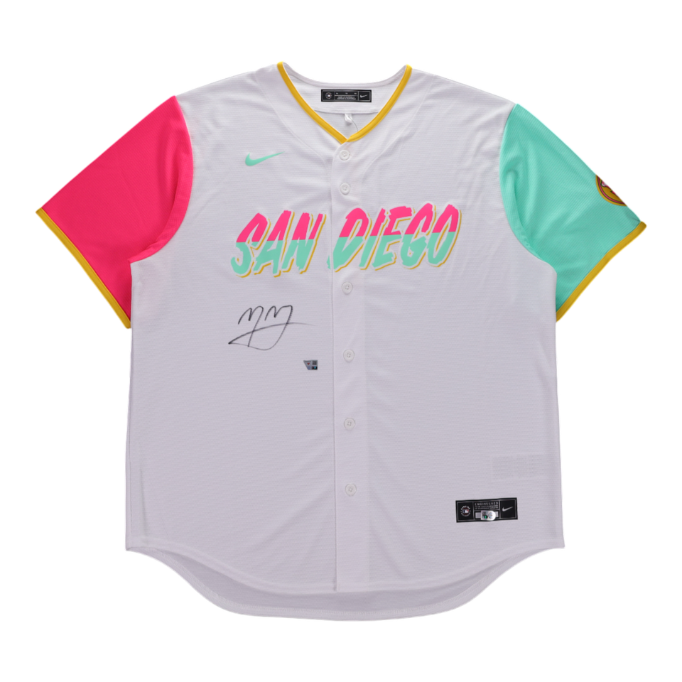 Manny Machado Signed Autographed San Diego Padres Jersey - Fanatics AUTH