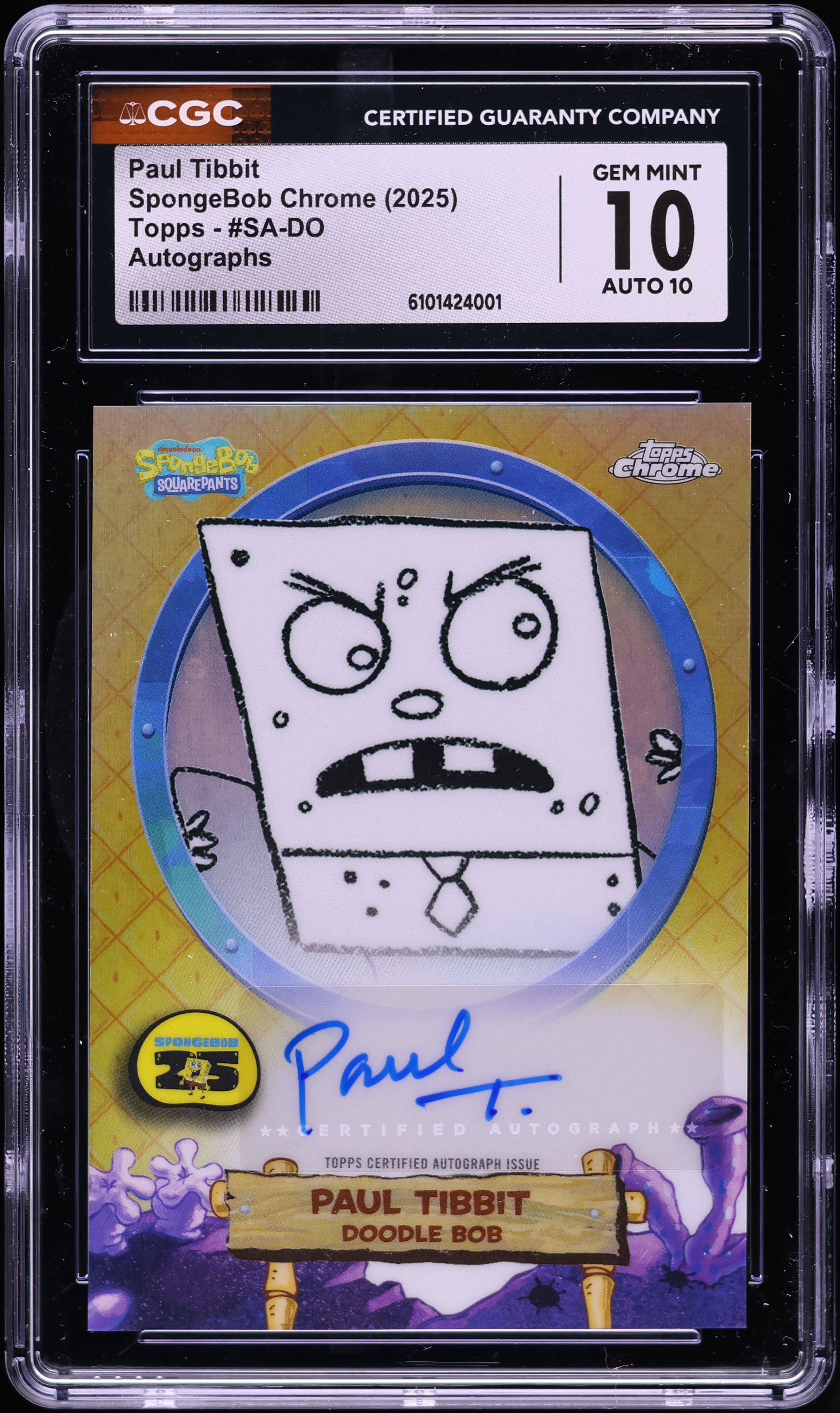 topps chrome spongebob 2025 トリプル　サイン　レア 2025 @Topps Chrome Spongebob Sapphire Hits 👉🏻 🫧🫧🫧🫧🫧🫧🫧