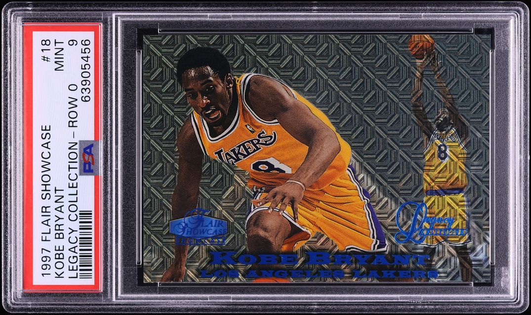 wccf     ATLE     ラメロウ 1997 Flair Showcase Legacy Collection Row 0 Kobe Bryant /100 #18
