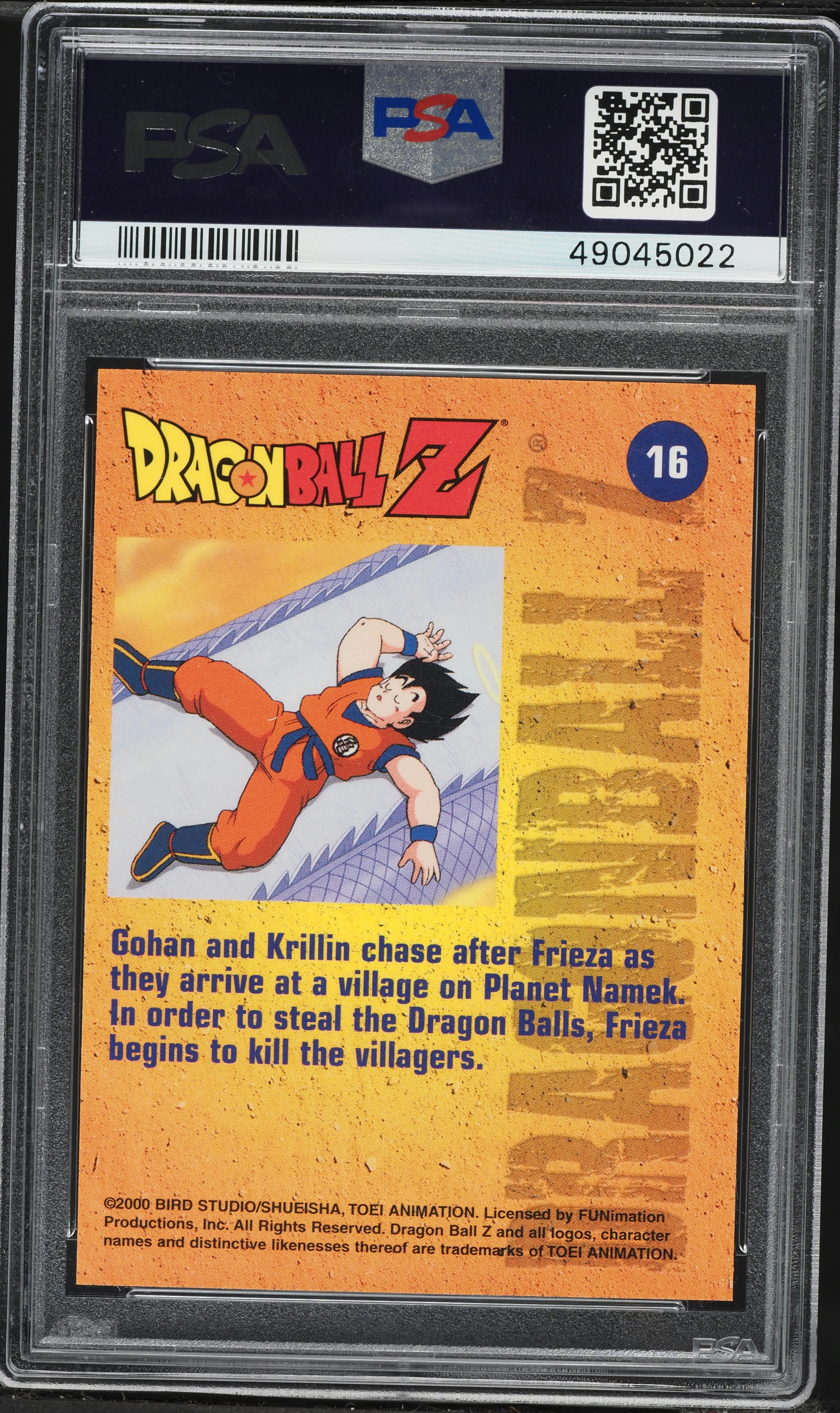 2000 Artbox Dragon Ball Z Chrome Archive Edition Holo Gohan