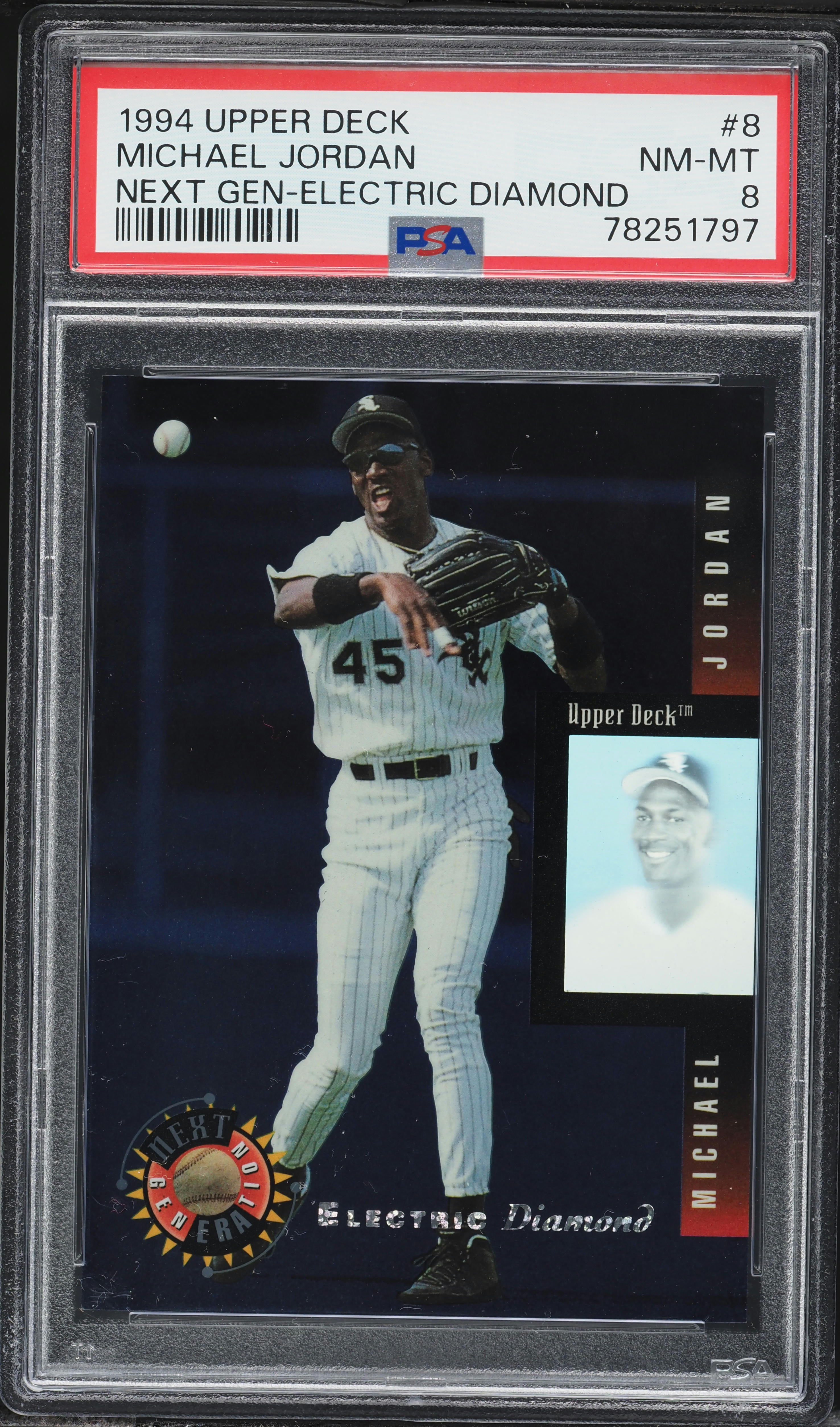 1994 Upper Deck Next Generation Electric Diamond Michael Jordan 