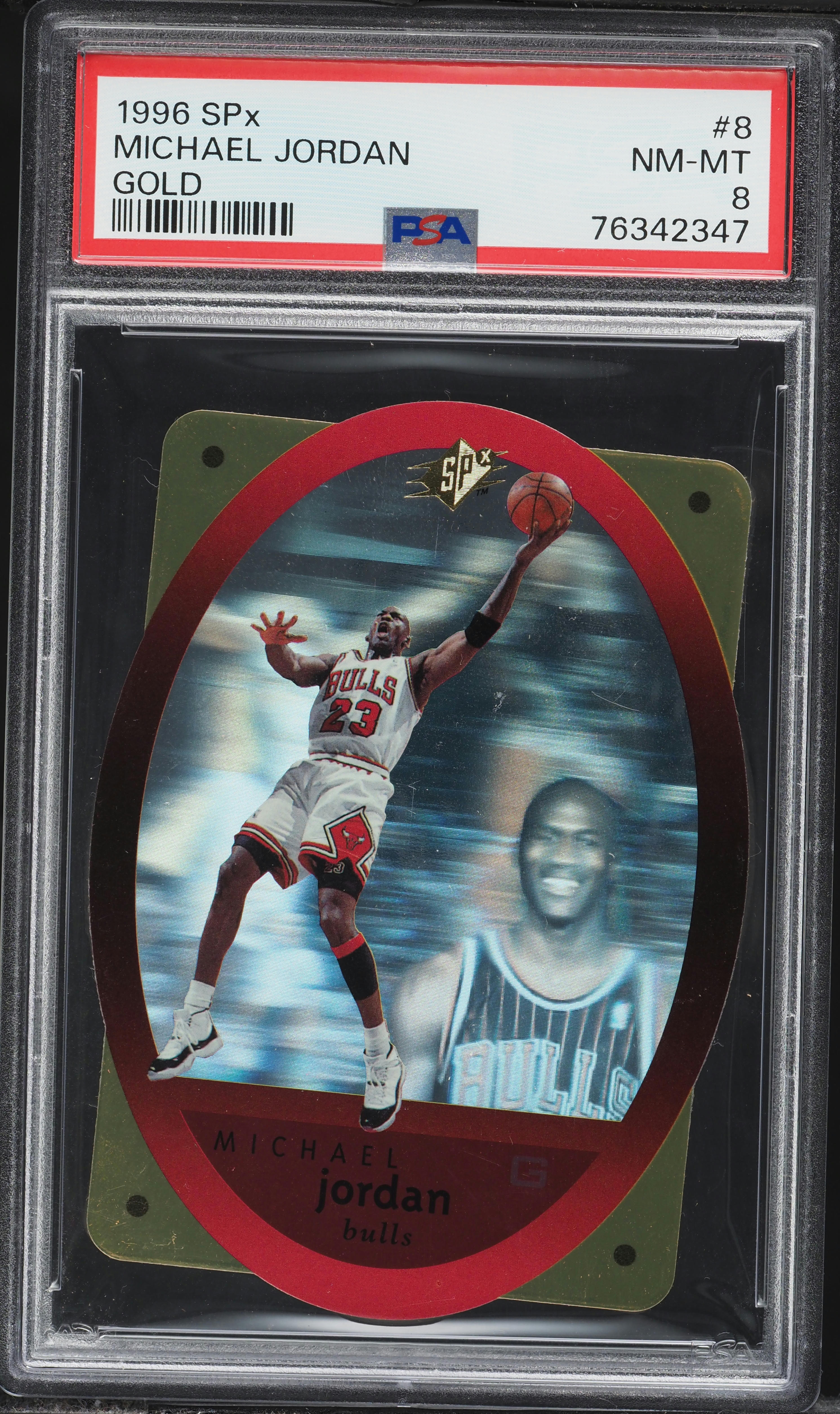マイケル ジョーダン UD Lineage PSA 8 1996 SPx Gold Die-Cut Michael Jordan #8 PSA 8 NM-MT on Fanatics