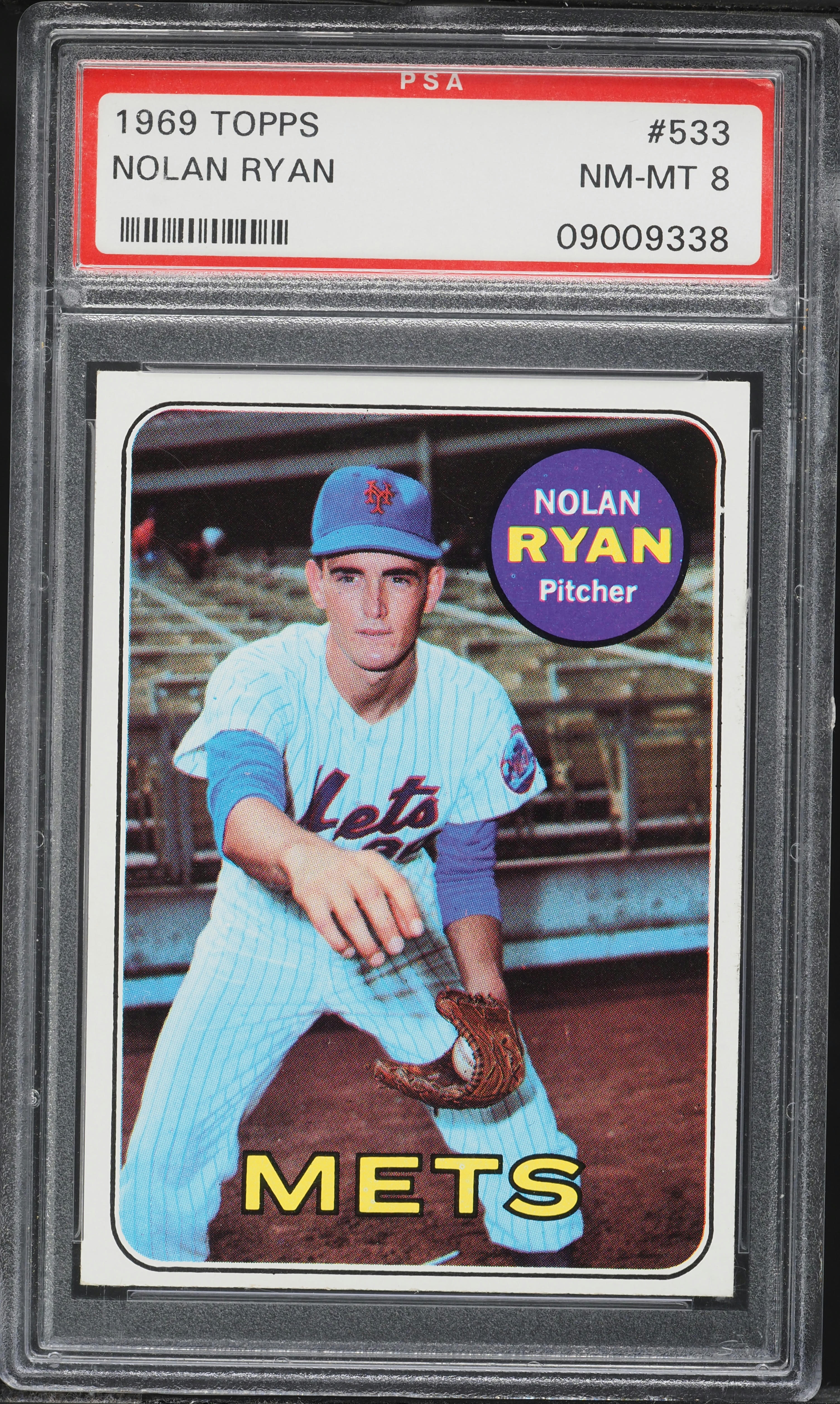1969 Topps Nolan Ryan #533 PSA 8 NM-MT on Fanatics Collect