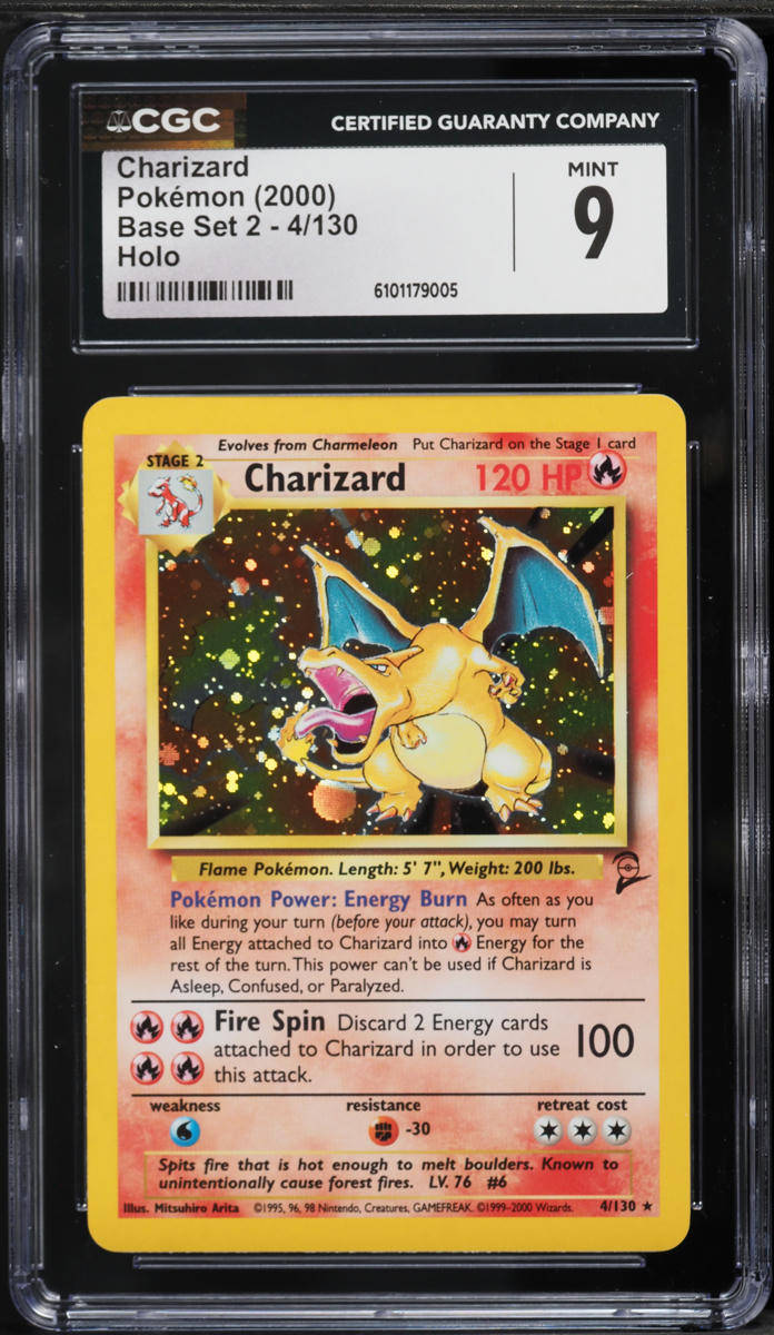 charizard pokemon card 2nd edition - (4) - Base Set 2 2000 Pokemon Base Set 2