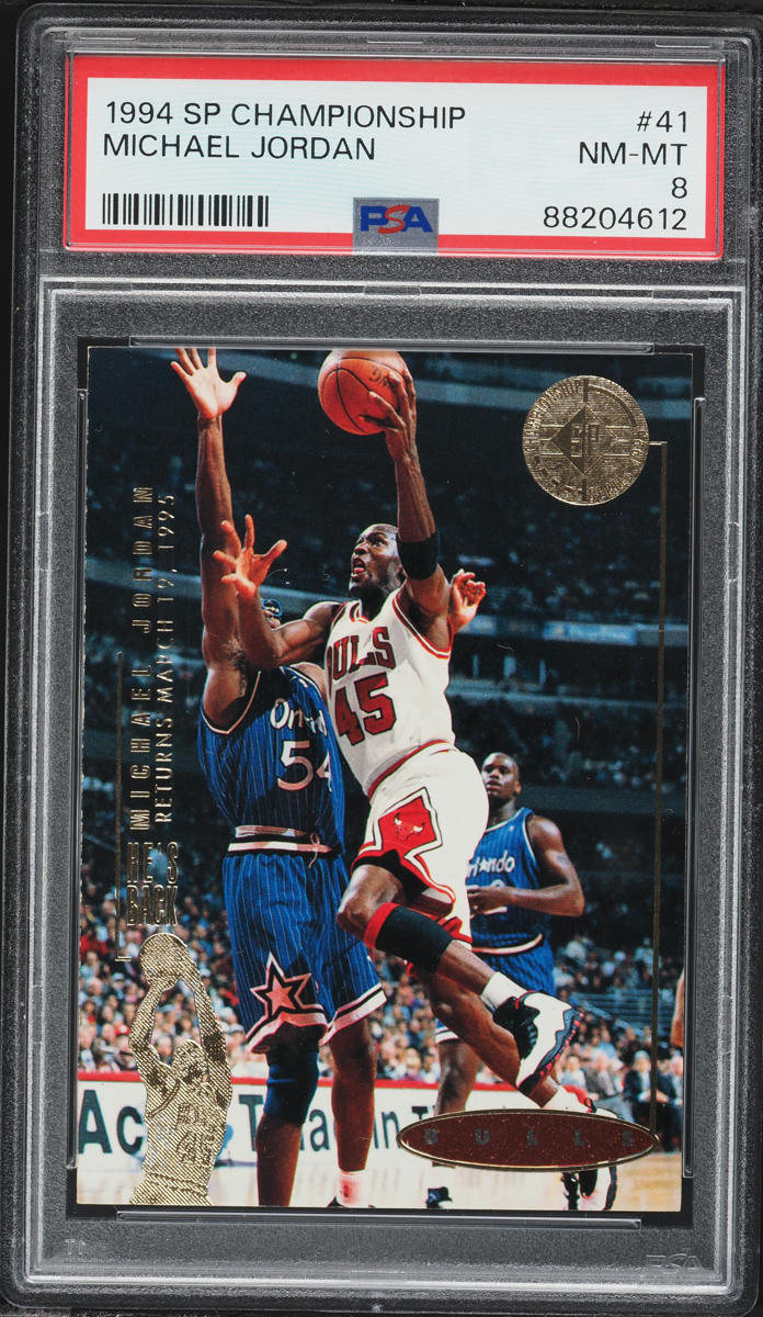 1994 SP Championship Michael Jordan #41 PSA 8 NM-MT