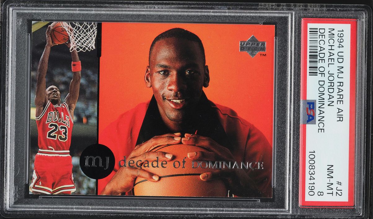 1994 Upper Deck MJ Rare Air Decade Of Dominance Michael Jordan #J2