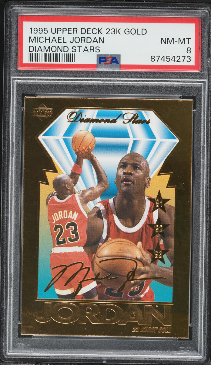 1995 Upper Deck 23 Karat Gold Diamond Stars Michael Jordan /15533