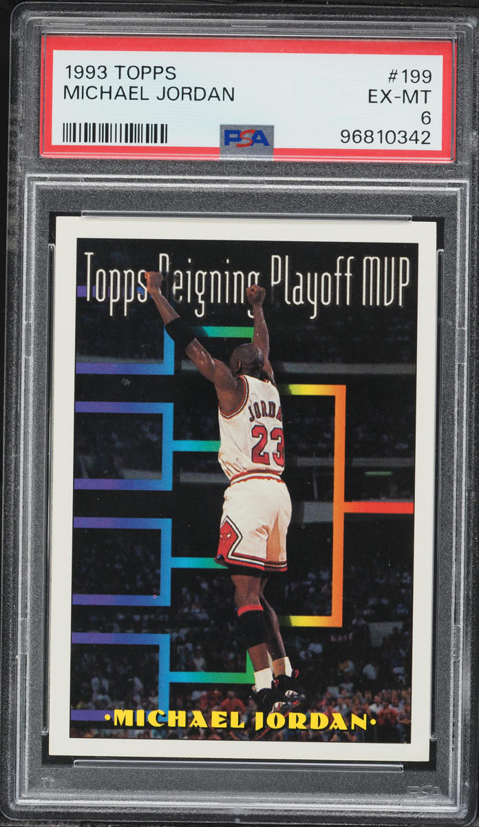 1993 Topps Basketball Michael Jordan #199 PSA 6 EXMT