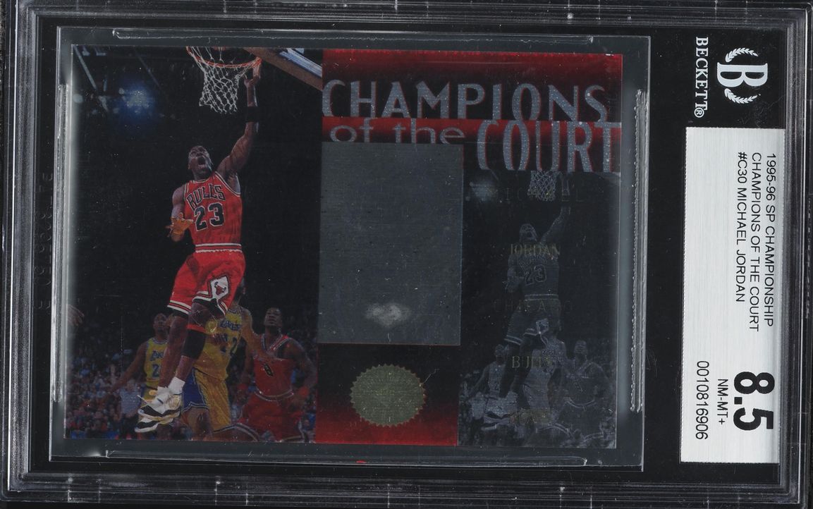 1995 SP Championship Champions Of the Court Michael Jordan #C30 BGS 8.5 NM-MT+