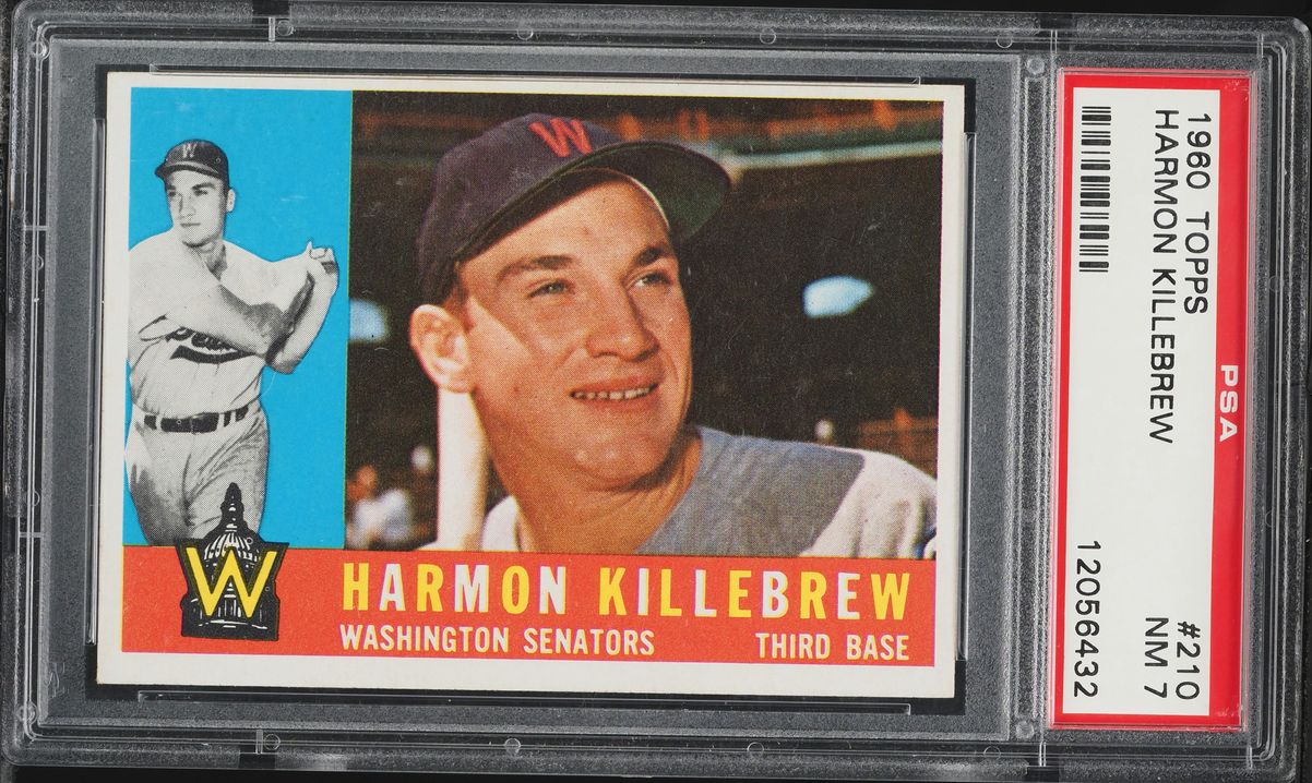 1960 Topps Harmon Killebrew #210 PSA 7 NRMT