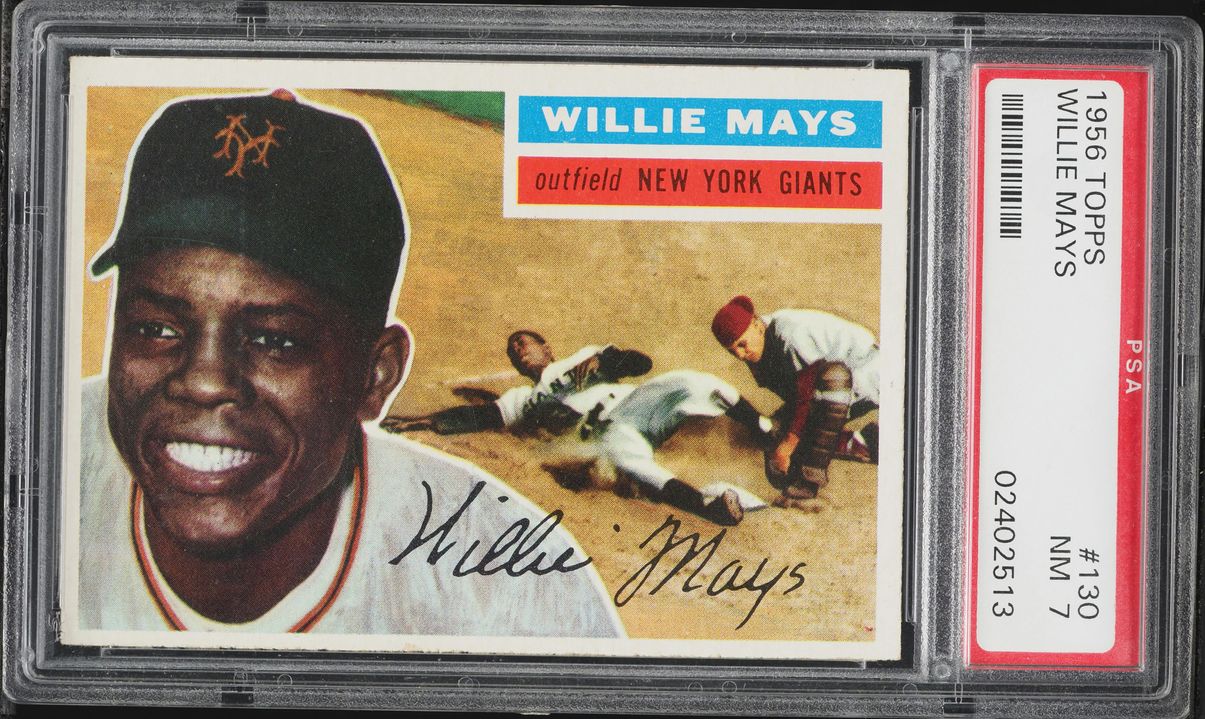 1956 Topps Willie Mays #130 PSA 7 NRMT