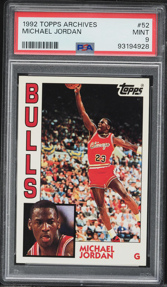 1992 Topps Archives Michael Jordan #52 PSA 9 MINT on Fanatics Collect