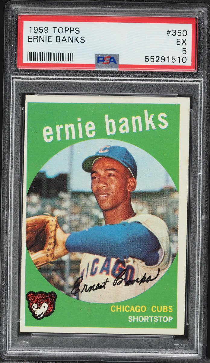 1959 Topps Ernie Banks #350 PSA 5 EX