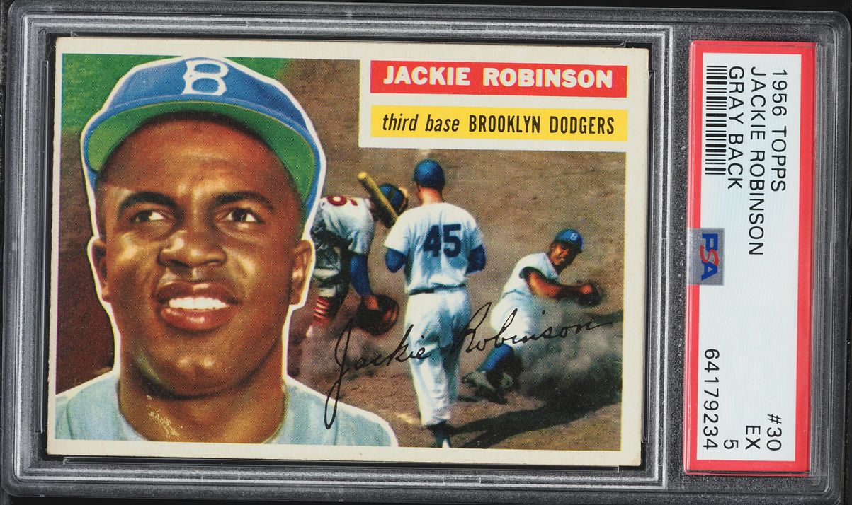 1956 Topps Jackie Robinson #30 PSA 5 EX