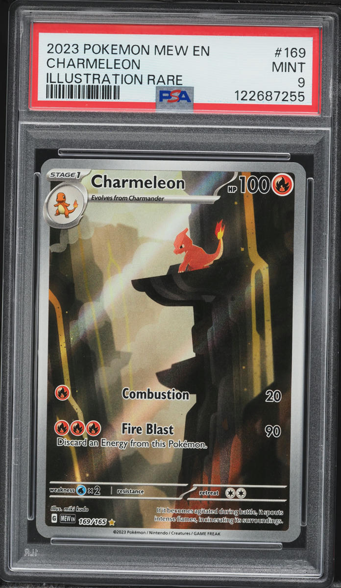2023 Pokemon Scarlet & Violet 151 IR Charmeleon #169 PSA 9 MINT
