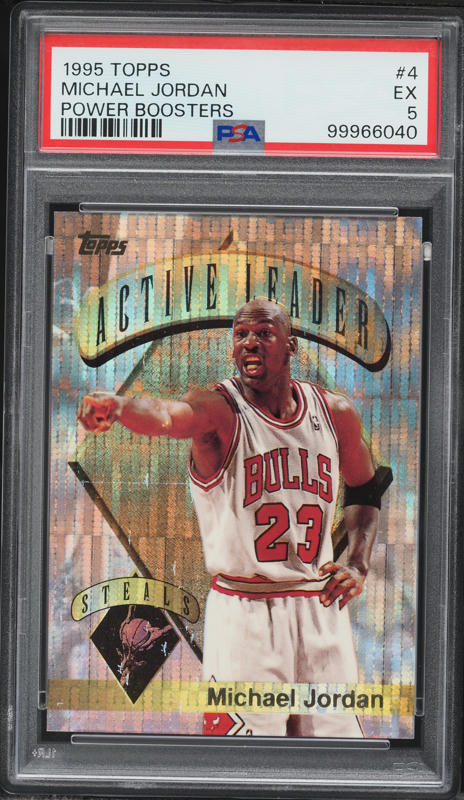 1995 Topps Spark Plugs Michael Jordan #SP2 PSA 9 MINT on Fanatics