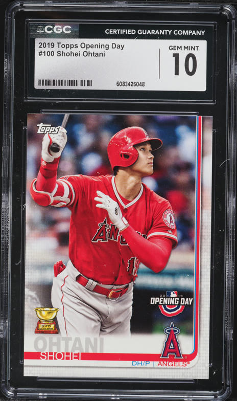 2019 Topps Opening Day Shohei Ohtani #100 CGC 10 GEM MINT on