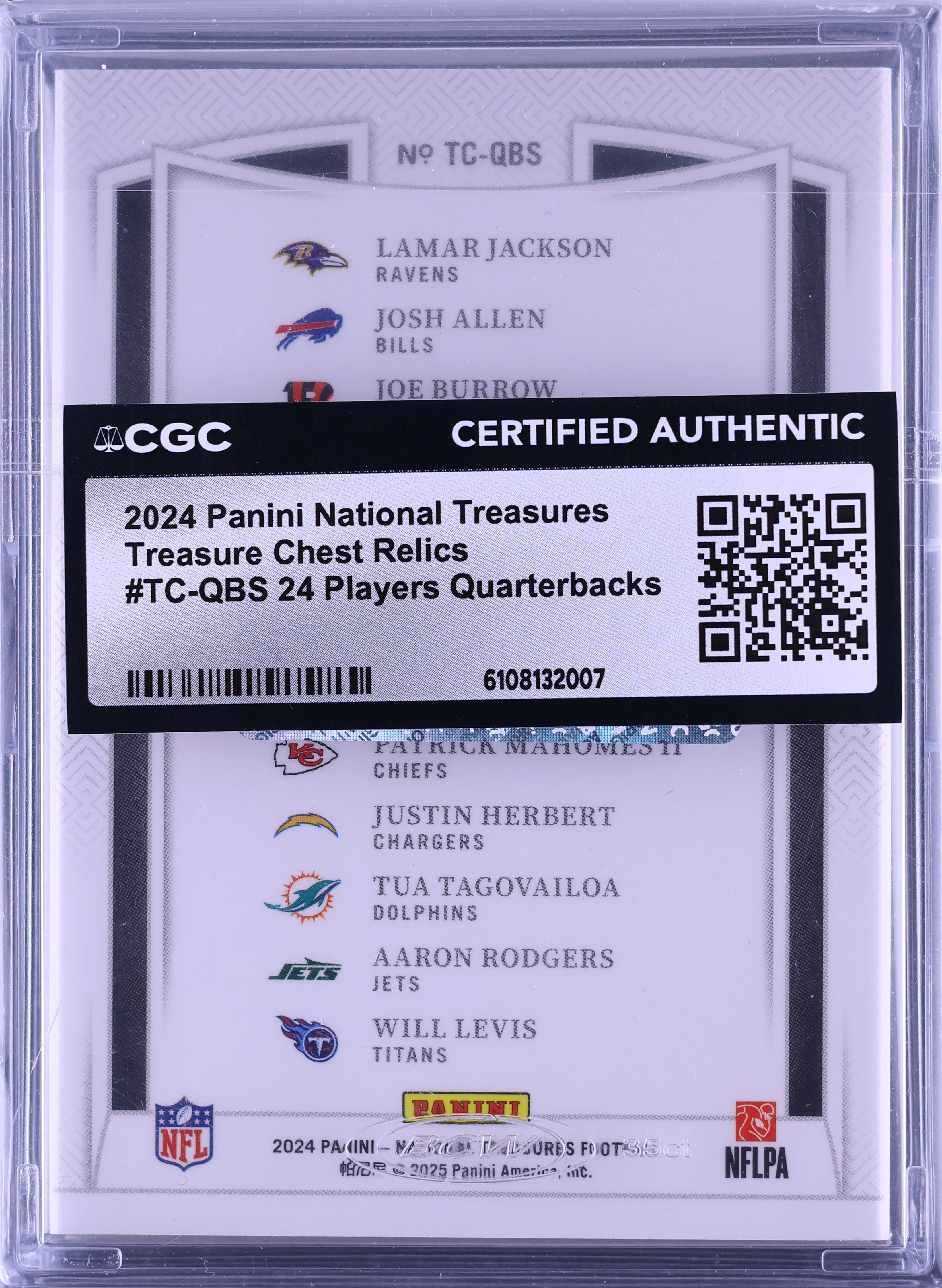 2024 National Treasures Treasure Chest 24 Players Quarterbacks