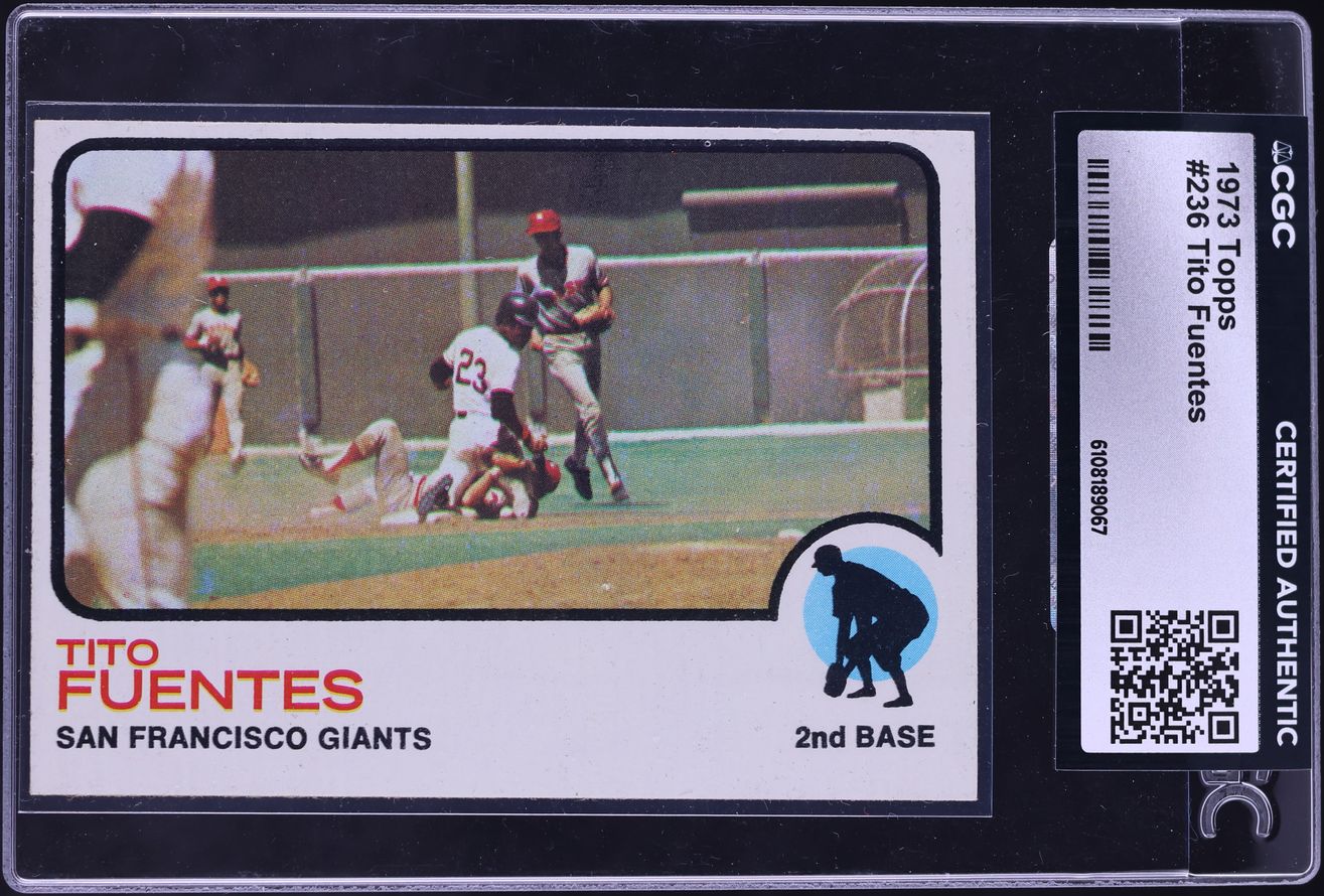 1973 Topps Tito Fuentes #236 CGC AUTH