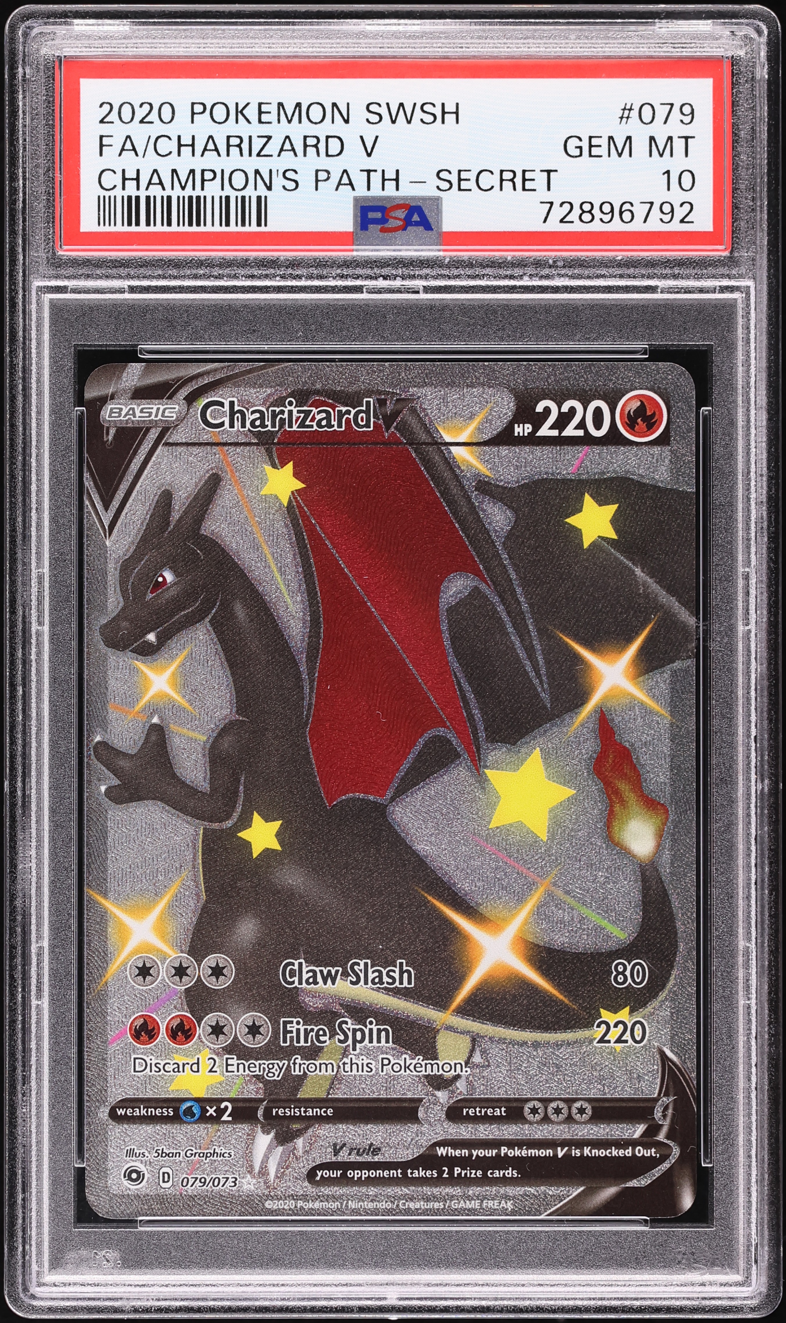 2020 Pokemon Sword & Shield Champion's Path Full Art Shiny