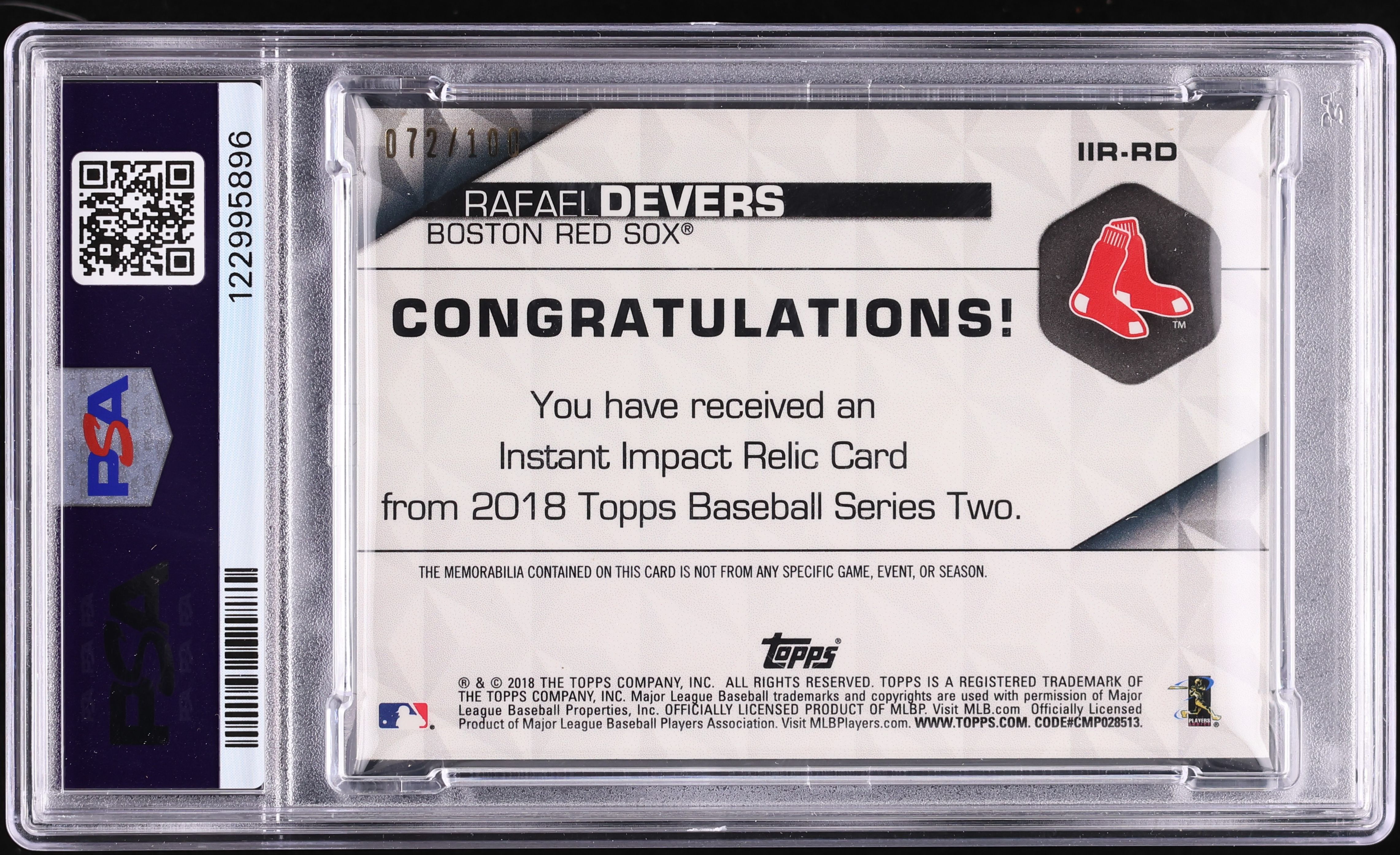 2018 topps ペドロ マルチネス 5色パッチオートカード Topps Japan edition ペドロ・マルティネス サイン入りカード - メルカリ