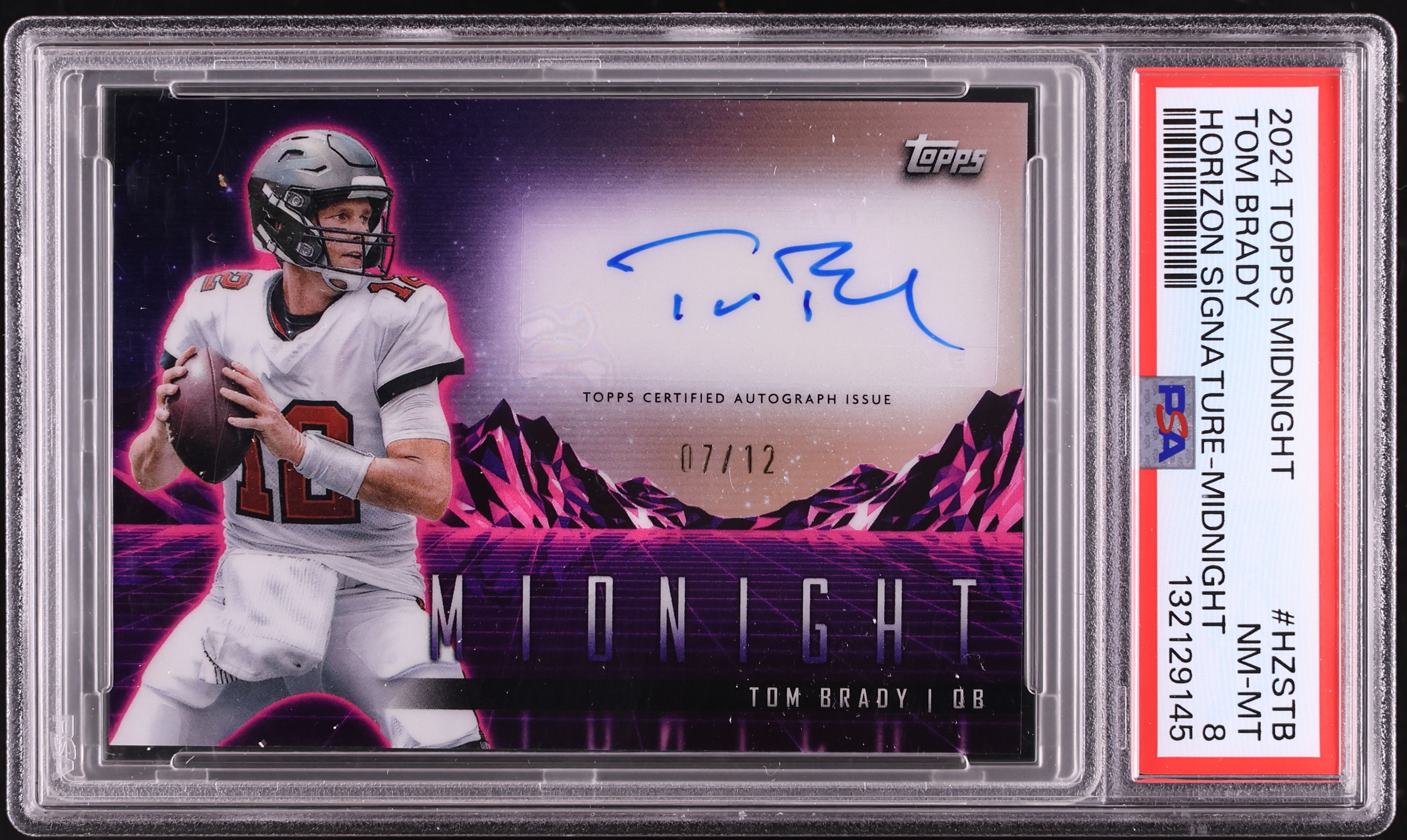2024 Topps Midnight Horizon Signatures Tom Brady AUTO /12 #HZS-TB 