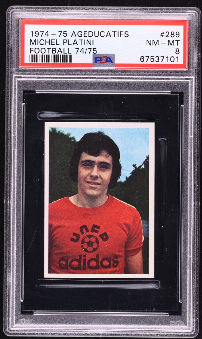 Carte Michel Platini Juventus - Mondial 1987 - Édition Originale - Rare